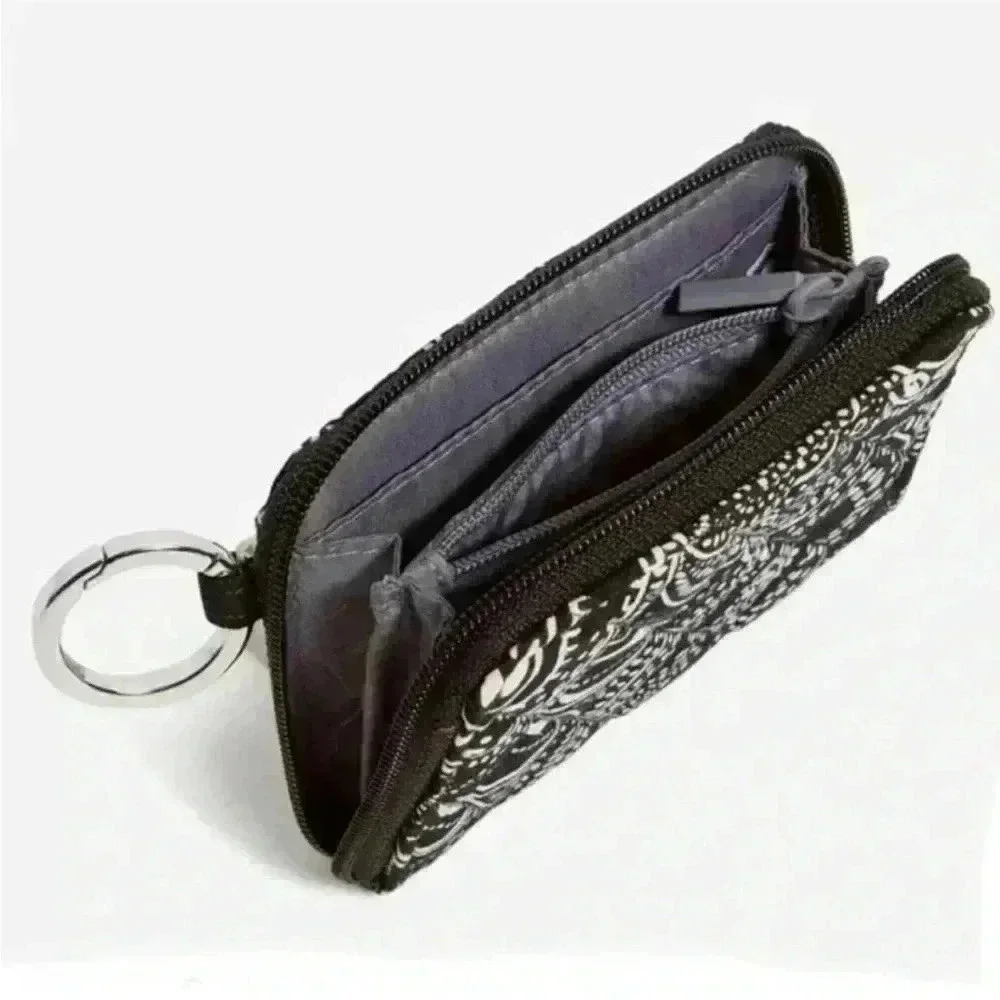 Vera Bradley RFID Petite Zip-Around Wallet in Cotton Stellar Paisley NWT